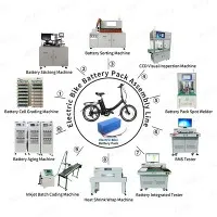 Elektrikli Bisiklet İçin Otomatik Lityum Pil Paketi Üretim Hattı